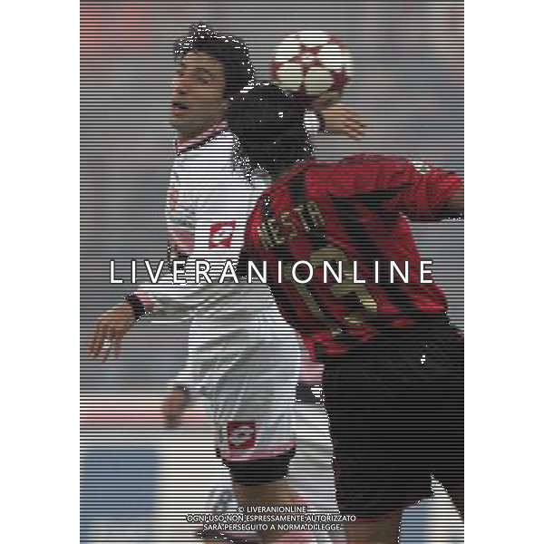 Milan - Palermo coppa Italia Tim Cup 12/01/2005 nella foto ernesto antonio farias e nesta alessandro ph andry/agenzia aldo liverani