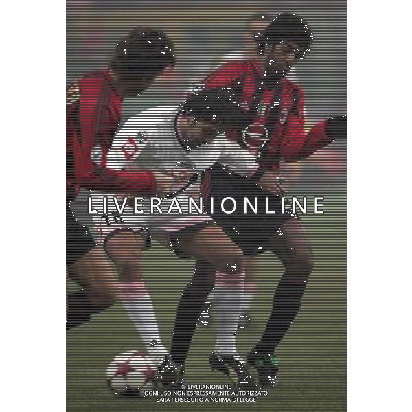 Milan - Palermo coppa Italia Tim Cup 12/01/2005 nella foto mario santana e dhorasoo vikash ph andry/agenzia aldo liverani