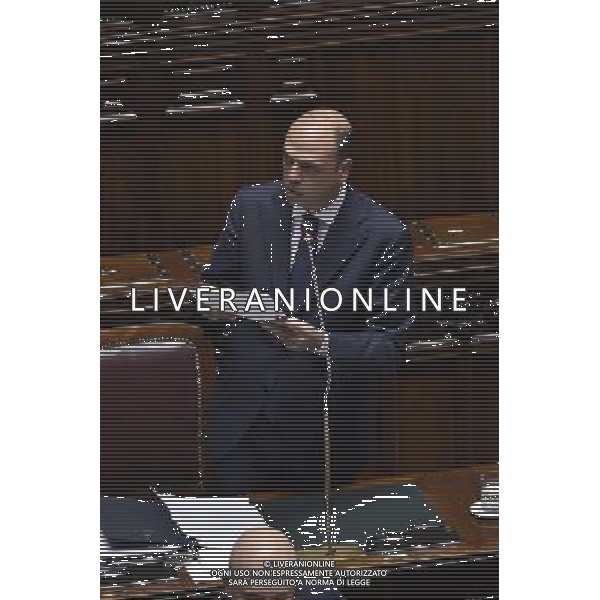 ROMA 09-01-2015 Informativa urgente del ministro dellÕInterno Angelino Alfano sulle possibili implicazioni in Italia della strage di Parigi NELLA FOTO ANGELINO ALFANO FOTO FABRIZIO CORRADETTI-AG ALDO LIVERANI SAS