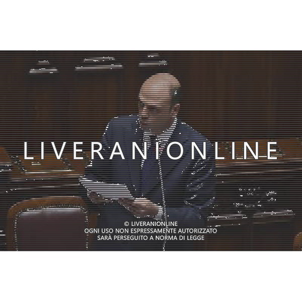 ROMA 09-01-2015 Informativa urgente del ministro dellÕInterno Angelino Alfano sulle possibili implicazioni in Italia della strage di Parigi NELLA FOTO ANGELINO ALFANO FOTO FABRIZIO CORRADETTI-AG ALDO LIVERANI SAS