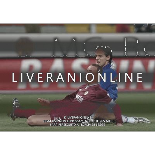 Sampdoria - torino coppa Italia Tim Cup 12/01/2005 nella foto simone inzaghi e mezzano ph gianluigi arcaini/agenzia aldo liverani