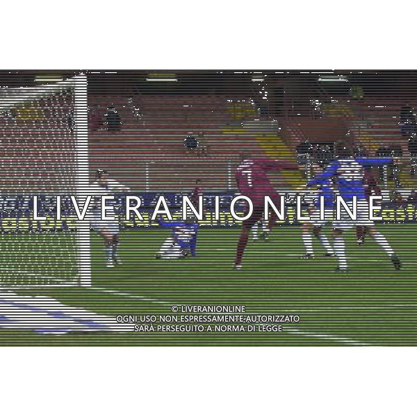 Sampdoria - torino coppa Italia Tim Cup 12/01/2005 nella foto IL PRIMO GOL DI FRANCO ph gianluigi arcaini/agenzia aldo liverani