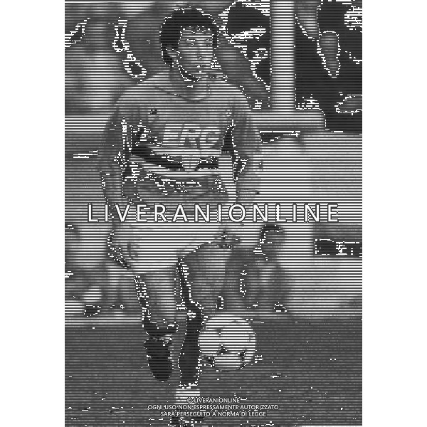 RETROSPETTIVA GIANLUCA VIALLI NELLA FOTO GIANLUCA VIALLI CON LA MAGLIA DELLA SAMPDORIA AG ALDO LIVERANI SAS
