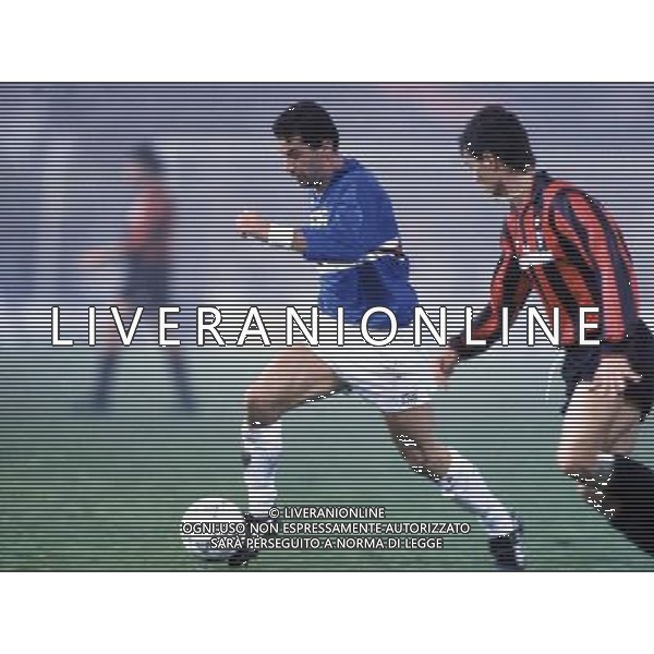RETROSPETTIVA GIANLUCA VIALLI NELLA FOTO GIANLUCA VIALLI CON LA MAGLIA DELLA SAMPDORIA AG ALDO LIVERANI SAS