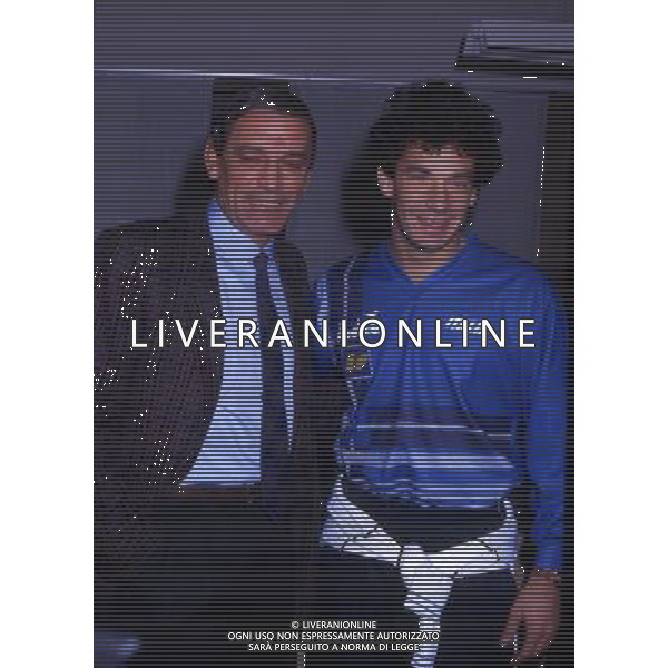 RETROSPETTIVA GIANLUCA VIALLI NELLA FOTO GIANLUCA VIALLI CON GIGI RIVA AG ALDO LIVERANI SAS