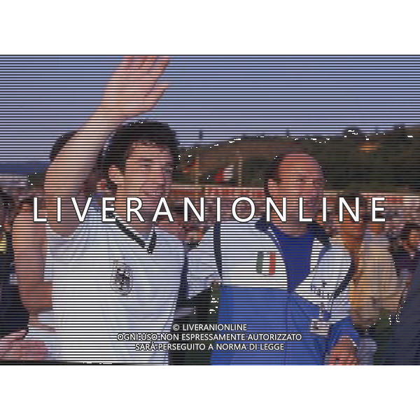 RETROSPETTIVA GIANLUCA VIALLI NELLA FOTO GIANLUCA VIALLI CON FRANCESCO ROCCA AG ALDO LIVERANI SAS