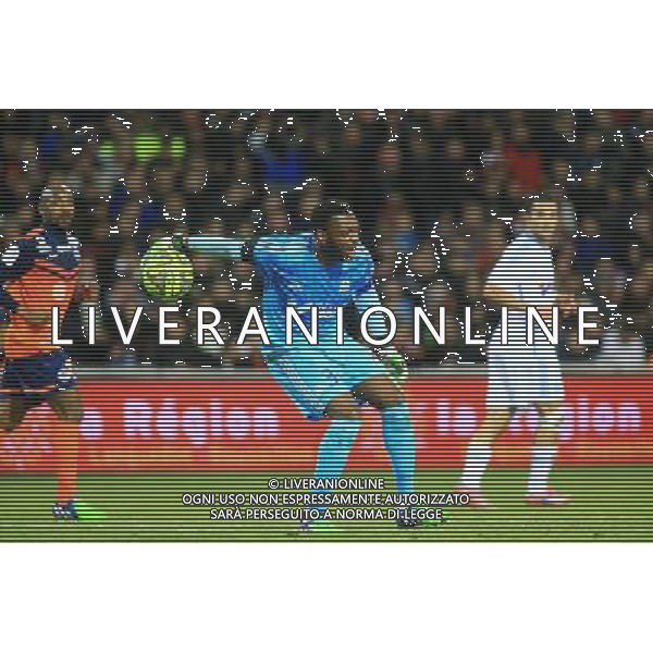 Steve MANDANDA - 09.01.2015 - Montpellier / Marseille - 20eme journee de Ligue 1 Photo : Nicolas Guyonnet / Icon Sport AG ALDO LIVERANI SAS ONLY ITALY
