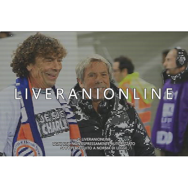Patrick Cubaynes / Laurent PAGANELLI - 09.01.2015 - Montpellier / Marseille - 20eme journee de Ligue 1 Photo : Nicolas Guyonnet / Icon Sport AG ALDO LIVERANI SAS ONLY ITALY