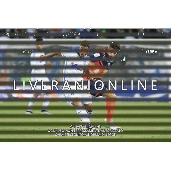 Mario LEMINA - 09.01.2015 - Montpellier / Marseille - 20eme journee de Ligue 1 Photo : Nicolas Guyonnet / Icon Sport AG ALDO LIVERANI SAS ONLY ITALY