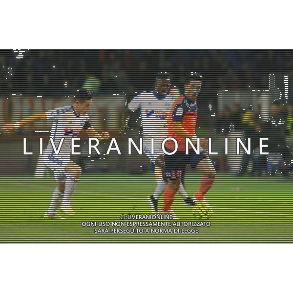 Lucas BARRIOS - 09.01.2015 - Montpellier / Marseille - 20eme journee de Ligue 1 Photo : Nicolas Guyonnet / Icon Sport AG ALDO LIVERANI SAS ONLY ITALY