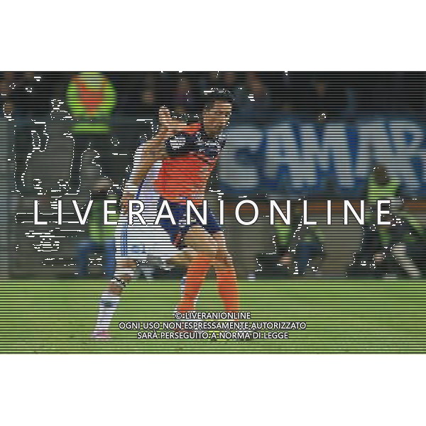 Lucas BARRIOS - 09.01.2015 - Montpellier / Marseille - 20eme journee de Ligue 1 Photo : Nicolas Guyonnet / Icon Sport AG ALDO LIVERANI SAS ONLY ITALY