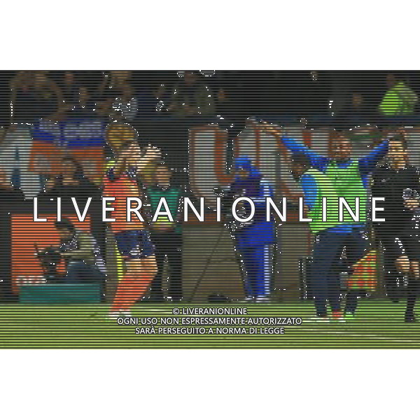 joie Kevin BERIGAUD - 09.01.2015 - Montpellier / Marseille - 20eme journee de Ligue 1 Photo : Nicolas Guyonnet / Icon Sport AG ALDO LIVERANI SAS ONLY ITALY