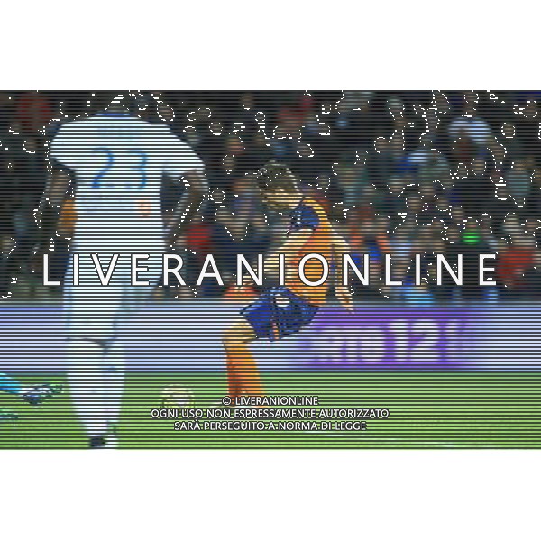 but Paul LASNE - 09.01.2015 - Montpellier / Marseille - 20eme journee de Ligue 1 Photo : Nicolas Guyonnet / Icon Sport AG ALDO LIVERANI SAS ONLY ITALY