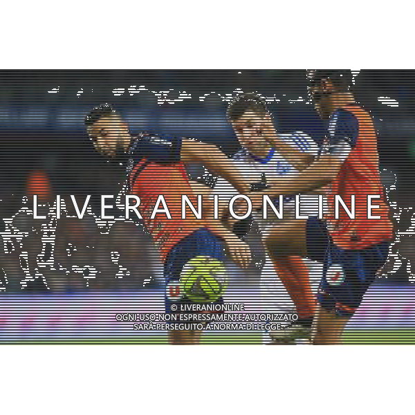 Abdelhamid EL KAOUTARI / Andre Pierre GIGNAC - 09.01.2015 - Montpellier / Marseille - 20eme journee de Ligue 1 Photo : Nicolas Guyonnet / Icon Sport AG ALDO LIVERANI SAS ONLY ITALY