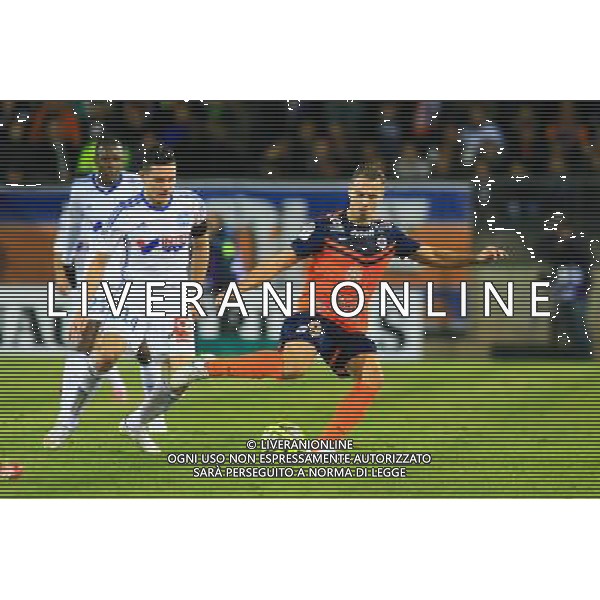 Florian THAUVIN / Kevin BERIGAUD - 09.01.2015 - Montpellier / Marseille - 20eme journee de Ligue 1 Photo : Nicolas Guyonnet / Icon Sport AG ALDO LIVERANI SAS ONLY ITALY
