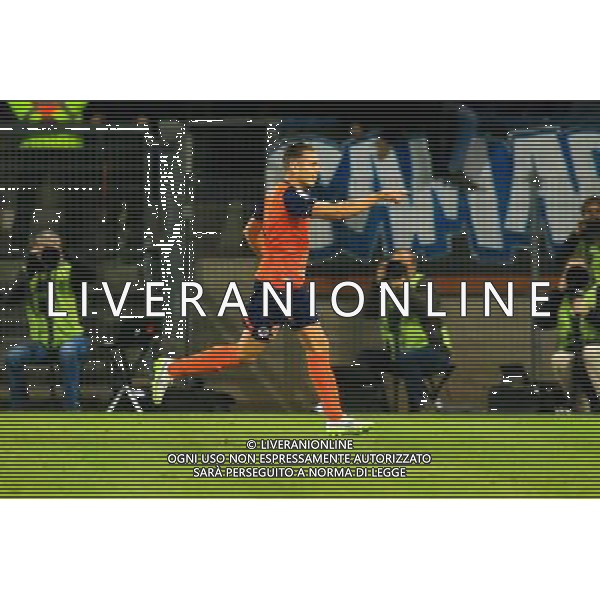 Joie Kevin BERIGAUD - 09.01.2015 - Montpellier / Marseille - 20eme journee de Ligue 1 Photo : Nicolas Guyonnet / Icon Sport AG ALDO LIVERANI SAS ONLY ITALY