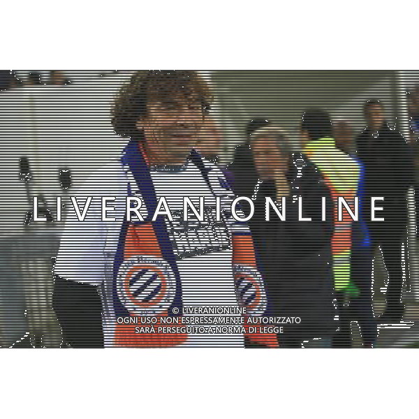 Patrick Cubaynes - Hommage a Charlie Hebdo - 09.01.2015 - Montpellier / Marseille - 20eme journee de Ligue 1 Photo : Nicolas Guyonnet / Icon Sport AG ALDO LIVERANI SAS ONLY ITALY