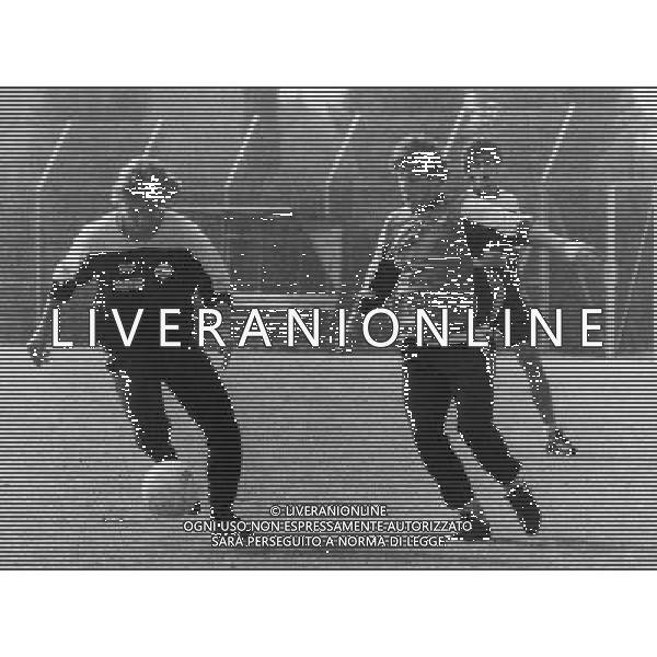 RETROSPETTIVA LIONELLO MANFREDONIA NELLA FOTO LIONELLO MANFREDONIA NEGLI ANNI 80 ALLA LAZIO ARCHIVIO ALDO LIVERANI SAS