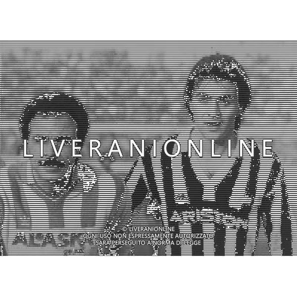 RETROSPETTIVA LIONELLO MANFREDONIA NELLA FOTO LIONELLO MANFREDONIA CON FRANCO CAUSIO ARCHIVIO ALDO LIVERANI SAS