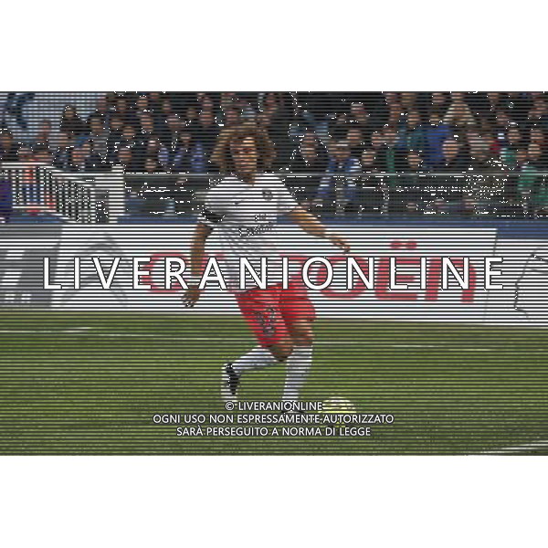 David LUIZ - 10.01.2015 - Bastia / Paris Saint Germain - 20e journee Ligue 1 Photo : Michel Maestracci / Icon Sport /Agenzia Aldo Liverani sas - ITALY ONLY - EDITORIAL USE ONLY