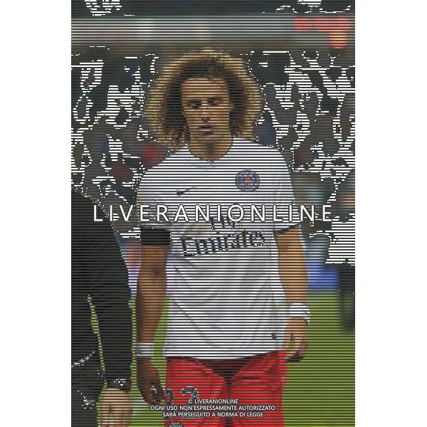 Deception David LUIZ - 10.01.2015 - Bastia / Paris Saint Germain - 20e journee Ligue 1 Photo : Michel Maestracci / Icon Sport /Agenzia Aldo Liverani sas - ITALY ONLY - EDITORIAL USE ONLY