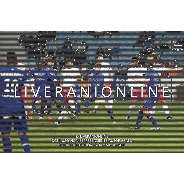 Thiago SILVA - 10.01.2015 - Bastia / Paris Saint Germain - 20e journee Ligue 1 Photo : Michel Maestracci / Icon Sport /Agenzia Aldo Liverani sas - ITALY ONLY - EDITORIAL USE ONLY