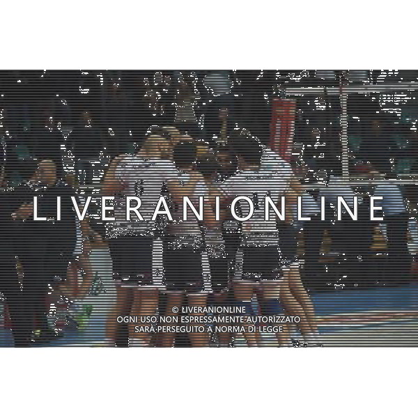 MODENA VOLLEY - LUBE MARCHE SEMIFINALE COPPA ITALIA PALLAVOLO MASCHILE A BOLOGNA 10 GENNAIO 2015 NELLA FOTO ESULTANZA MODENA ©SCHICCHI/AGENZIA ALDO LIVERANI SAS