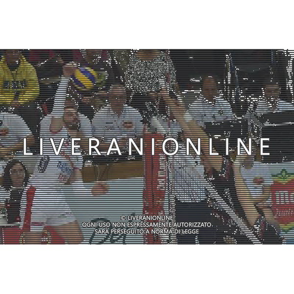 TRENTO VOLLEY - PERUGIA SEMIFINALE COPPA ITALIA PALLAVOLO MASCHILE A BOLOGNA 10 GENNAIO 2015 ©SCHICCHI/AGENZIA ALDO LIVERANI SAS