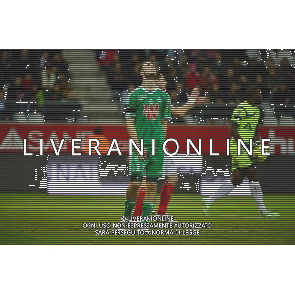 Deception Ricky VAN WOLFSWINKEL - 10.01.2015 - Reims / Saint Etienne - 20eme journee de Ligue 1 Photo : Dave Winter / Icon Sport AG ALDO LIVERANI SAS ONLY ITALY