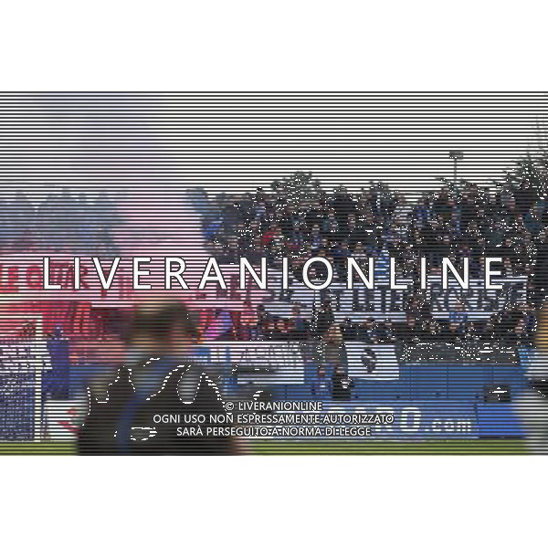Banderole - Le Qatar finance le PSG et le terrorisme - 10.01.2015 - Bastia / Paris Saint Germain - 20e journee Ligue 1 Photo : Michel Maestracci / Icon Sport AG ALDO LIVERANI SAS ONLY ITALY
