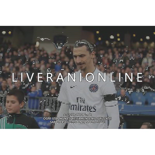 Zlatan IBRAHIMOVIC - 10.01.2015 - Bastia / Paris Saint Germain - 20e journee Ligue 1 Photo : Michel Maestracci / Icon Sport AG ALDO LIVERANI SAS ONLY ITALY
