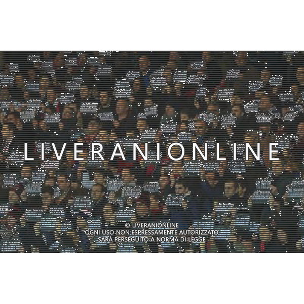 Hommage Charlie Hebdo - 10.01.2015 - Guingamp / Lens - 20eme journee de Ligue 1 Photo : Vincent Michel / Icon Sport AG ALDO LIVERANI SAS ONLY ITALY