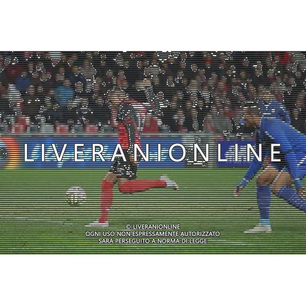 But Christophe MANDANNE - 10.01.2015 - Guingamp / Lens - 20eme journee de Ligue 1 Photo : Vincent Michel / Icon Sport AG ALDO LIVERANI SAS ONLY ITALY