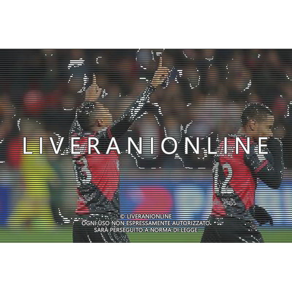 Joie Christophe MANDANNE - 10.01.2015 - Guingamp / Lens - 20eme journee de Ligue 1 Photo : Vincent Michel / Icon Sport AG ALDO LIVERANI SAS ONLY ITALY