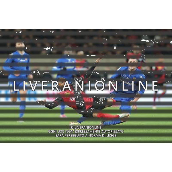 Christophe MANDANNE / Pierrick VALDIVIA - 10.01.2015 - Guingamp / Lens - 20eme journee de Ligue 1 Photo : Vincent Michel / Icon Sport AG ALDO LIVERANI SAS ONLY ITALY