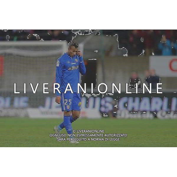 Deception Jean Philippe GBAMIN - 10.01.2015 - Guingamp / Lens - 20eme journee de Ligue 1 Photo : Vincent Michel / Icon Sport AG ALDO LIVERANI SAS ONLY ITALY