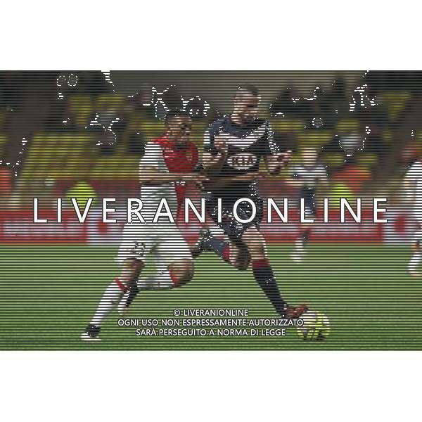 Anthony MARTIAL / Nicolas PALLOIS - 11.01.2015 - Monaco / Bordeaux - 20e journee de Ligue 1 Photo : Jc Magnenet / Icon Sport AG ALDO LIVERANI SAS ONLY ITALY