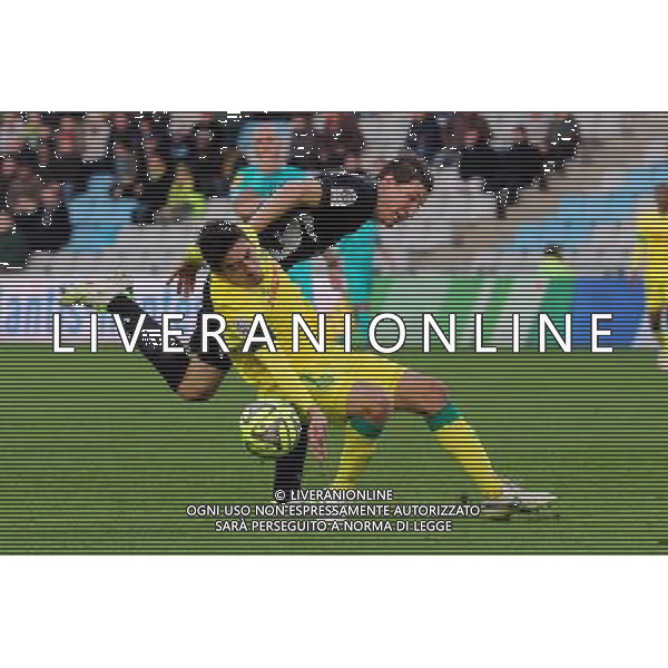 Alejandro BEDOYA / Gaetan BUSSMANN - 11.01.2015 - Nantes / Metz - 20e journee de Ligue 1 Photo : Vincent Michel / Icon Sport AG ALDO LIVERANI SAS ONLY ITALY