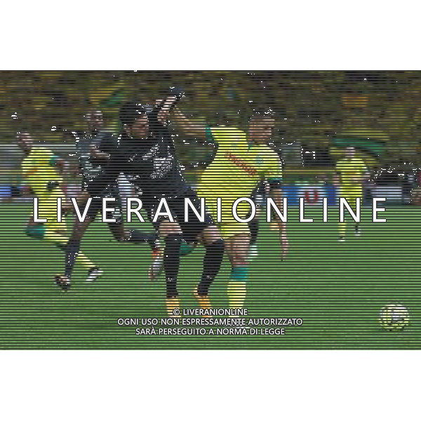 Yacine BAMMOU / Jose Luis PALOMINO - 11.01.2015 - Nantes / Metz - 20e journee de Ligue 1 Photo : Vincent Michel / Icon Sport AG ALDO LIVERANI SAS ONLY ITALY