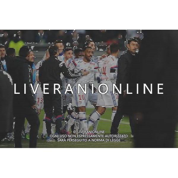 Joie Alexandre LACAZETTE - 11.01.2015 - Lyon / Toulouse - 20eme journee de Ligue 1 Photo : Jean Paul Thomas / Icon Sport AG ALDO LIVERANI SAS ONLY ITALY