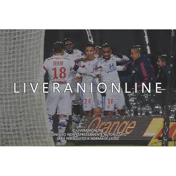 Joie Alexandre LACAZETTE - 11.01.2015 - Lyon / Toulouse - 20eme journee de Ligue 1 Photo : Jean Paul Thomas / Icon Sport AG ALDO LIVERANI SAS ONLY ITALY