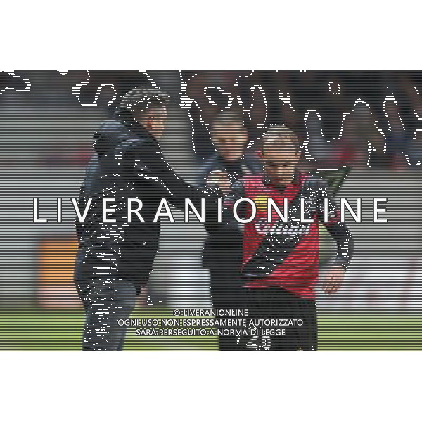 Jocelyn GOURVENNEC / Thibault GIRESSE - 10.01.2015 - Guingamp / Lens - 20eme journee de Ligue 1 Photo : Vincent Michel / Icon Sport AG ALDO LIVERANI SAS ONLY ITALY