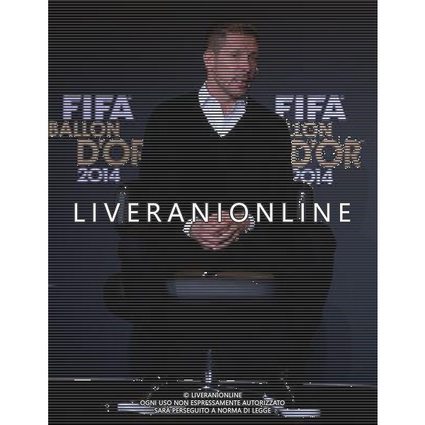 FIFA Ballon d\'Or 2014 Zurigo (Svizzera) - 12.01.2015 Nella Foto:Conferenza Stampa dei tre allenatori nominati come miglior coach dell\'anno: Diego Simeone /Ph.Vitez-Ag. Aldo Liverani