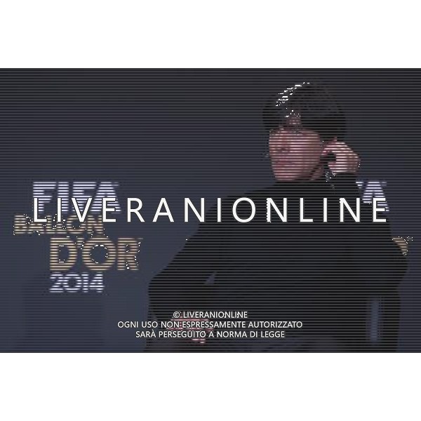 FIFA Ballon d\'Or 2014 Zurigo (Svizzera) - 12.01.2015 Nella Foto:Conferenza Stampa dei tre allenatori nominati come miglior coach dell\'anno: Joachim Loew /Ph.Vitez-Ag. Aldo Liverani