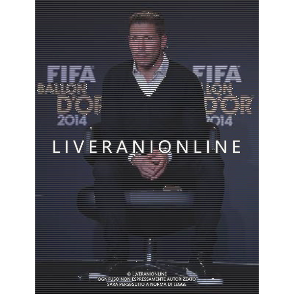 FIFA Ballon d\'Or 2014 Zurigo (Svizzera) - 12.01.2015 Nella Foto:Conferenza Stampa dei tre allenatori nominati come miglior coach dell\'anno: Diego Simeone /Ph.Vitez-Ag. Aldo Liverani