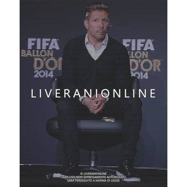 FIFA Ballon d\'Or 2014 Zurigo (Svizzera) - 12.01.2015 Nella Foto:Conferenza Stampa dei tre allenatori nominati come miglior coach dell\'anno: Diego Simeone /Ph.Vitez-Ag. Aldo Liverani