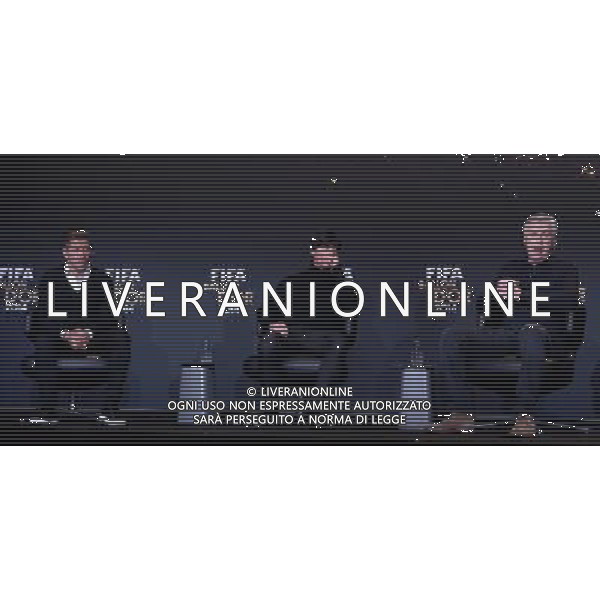 FIFA Ballon d\'Or 2014 Zurigo (Svizzera) - 12.01.2015 Nella Foto:Conferenza Stampa dei tre allenatori nominati come miglior coach dell\'anno: Carlo Ancelotti, Joachim Loew, Diego Simeone /Ph.Vitez-Ag. Aldo Liverani