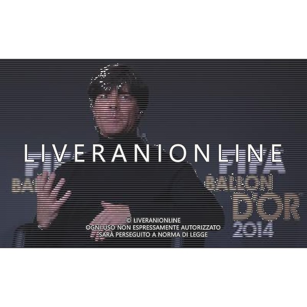 FIFA Ballon d\'Or 2014 Zurigo (Svizzera) - 12.01.2015 Nella Foto:Conferenza Stampa dei tre allenatori nominati come miglior coach dell\'anno: Joachim Loew /Ph.Vitez-Ag. Aldo Liverani