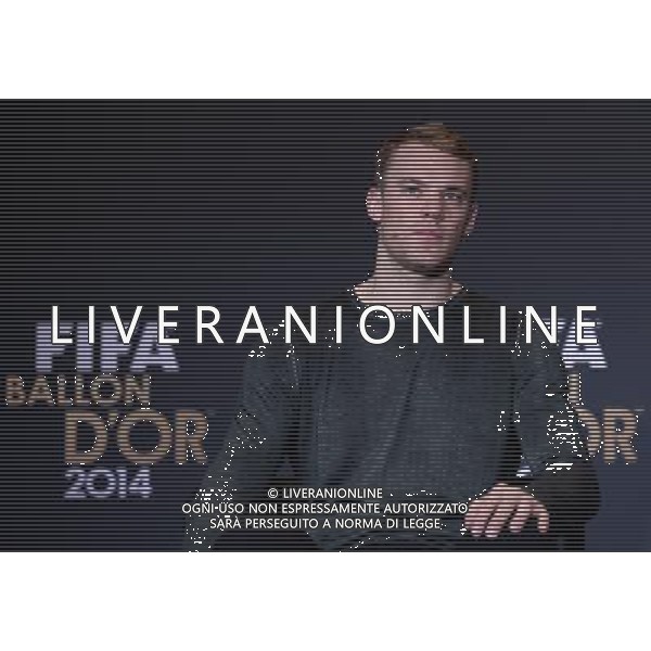 FIFA Ballon d\'Or 2014 Zurigo (Svizzera) - 12.01.2015 Nella Foto:Conferenza stampa dei tre giocatori candidati alla vittoria del pallone d\'oro: Manuel Neuer /Ph.Vitez-Ag. Aldo Liverani