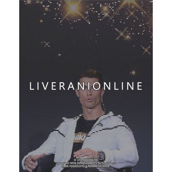 FIFA Ballon d\'Or 2014 Zurigo (Svizzera) - 12.01.2015 Nella Foto:Conferenza stampa dei tre giocatori candidati alla vittoria del pallone d\'oro: Cristiano Ronaldo /Ph.Vitez-Ag. Aldo Liverani